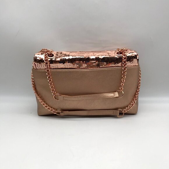 I.N.C. International Concepts Rose Gold Sequin Ajae Crossbody Bag - Picture 2 of 11